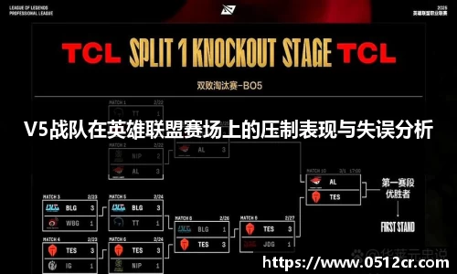 V5战队在英雄联盟赛场上的压制表现与失误分析